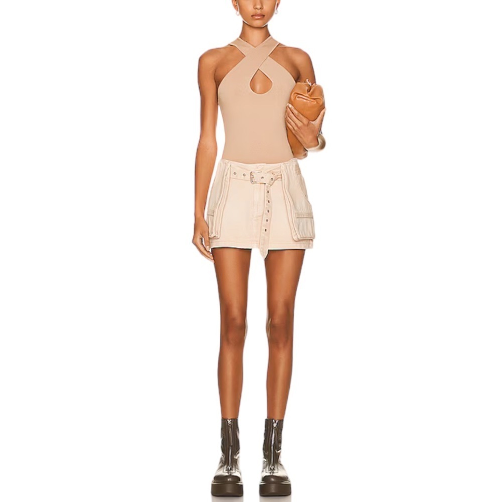 Ser.o.ya Skirt Lia Cargo Belted Utility Mini‎ Sz 24 XS